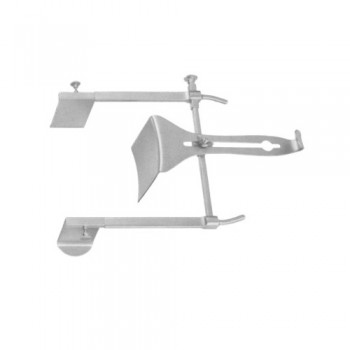 Golligher Retractor Complete With Central Blades Ref:- RT-910-90 and RT-910-91 Stainless Steel, Spread 185 mm